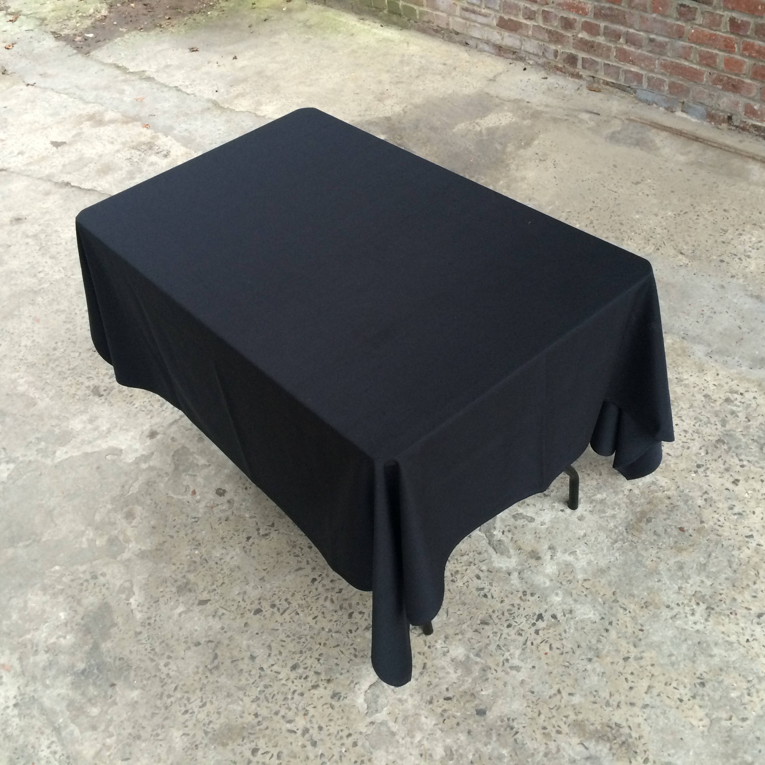 Tafeldoek zwart 300x300cm